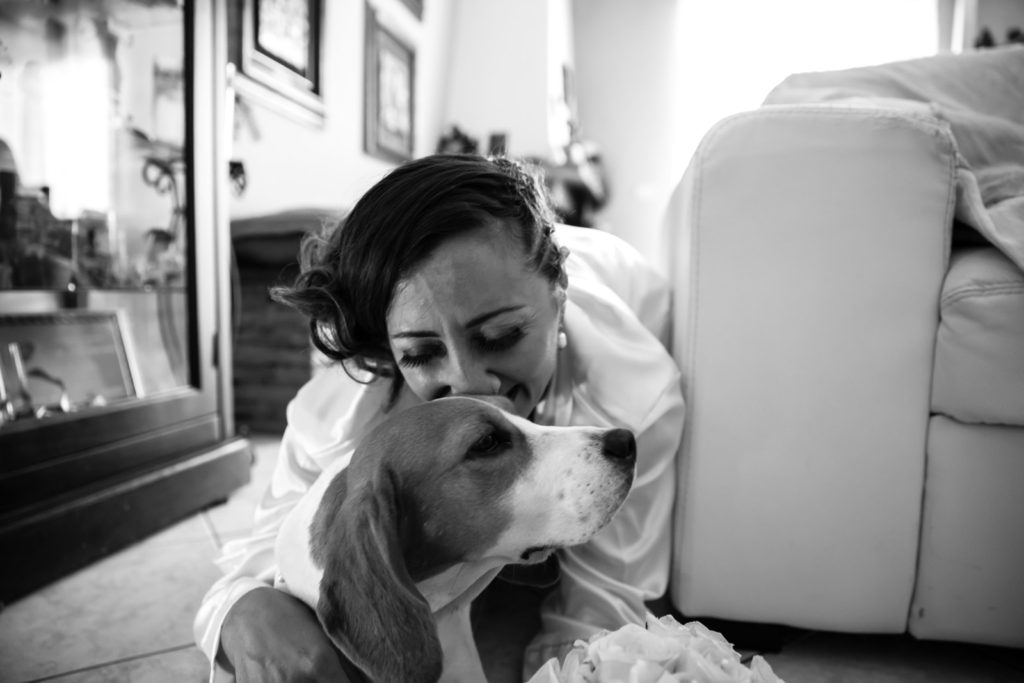 amare gli animali, cane, matrimonio, preparativi sposa, sposa, sposarsi, dog wedding, amare, amore incondizionato, attimi spensierati, fabrica di roma