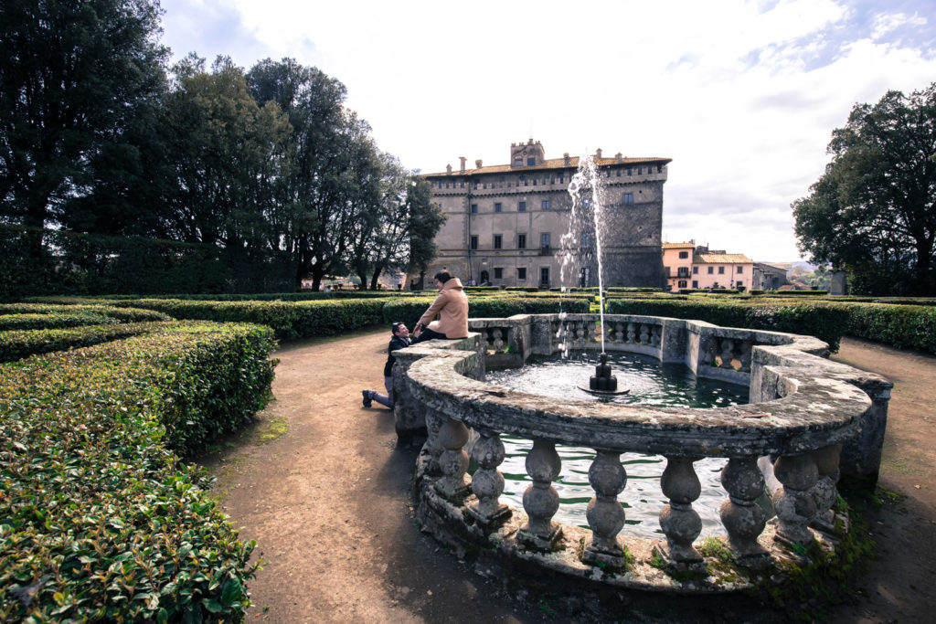 viterbo, reportage, proposta di matrimonio, matrimonio, vignanello, castello, tuscia, castello di vignanello, ruspoli, famiglia ruspoli, fontana, acqua, viterbo, fabrica di roma, lazio, incredible tuscia